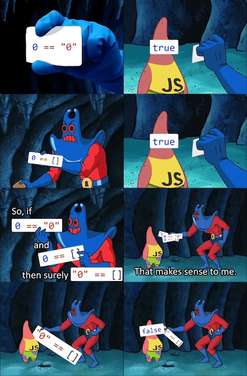 Funny meme about type safety